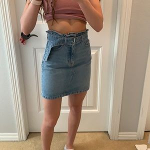 Cute denim skirt